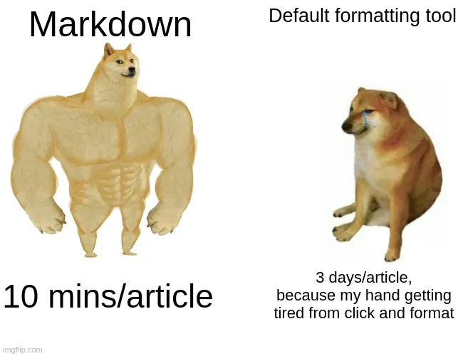 Markdown meme